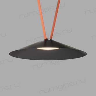 DK5569-BK Cветильник для трека-ремня Belty, серия Flow, со светодиодом, D600*H122мм, 48V DC, 24W, RA90, 120°, 3000K, IP20, черный, алюминий