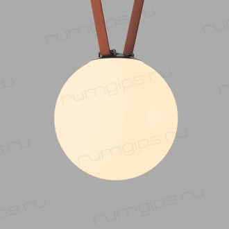 DK5555-BK Cветильник для трека-ремня Belty, серия Orb, со светодиодом, D230*H236мм, 48V DC, 15W, RA90, 120°, 3000K, IP20, черный, акрил