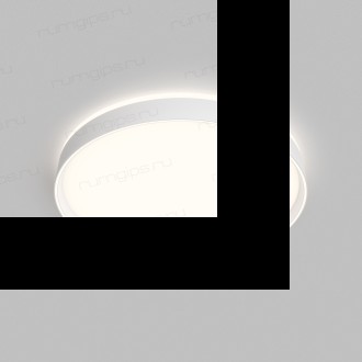 DK6511-WH Накладной светильник, LED, 50W, IP 20, 3000K - 6500K, белый, металл, полимер