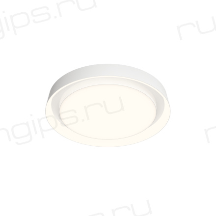 DK6515-WH Накладной светильник, LED, 40W, IP 20, 3000K - 6500K, белый, металл, полимер