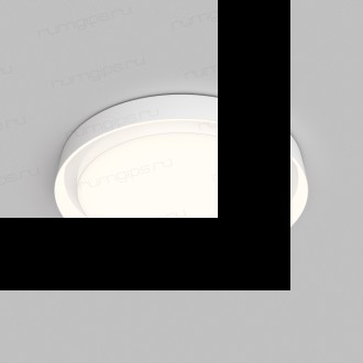 DK6516-WH Накладной светильник со встроенным светодиодом, 50W, IP 20, 3000K - 6500K, управление пульт Д/У (в комплекте) и Wi-Fi 2,4 Ггц. Эко система Smart Life, Яндекс.Алиса, белый, металл, полимер