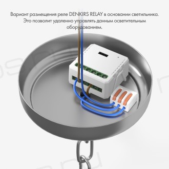 RL1002-SM Двухканальное Wi-Fi реле-выключатель 2 x 2300 Вт / 2 x 250 Вт для LED