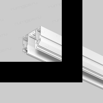TR2023-WH Профиль-трек SMART ONE, для натяжных потолков, 3 м, алюминий, белый