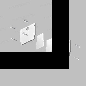 TR2025-WH Комплект торцевых заглушек для трека SMART ONE