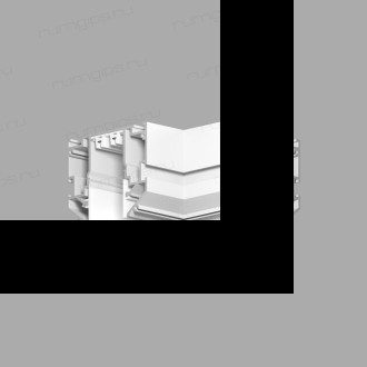 TR2026-WH Угловой элемент 90° трека SMART ONE, алюминий, белый