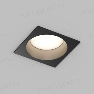 Встраиваемый влагозащищенный светильник DEEP, IP65, 15 Вт, GU5.3, LED, черный, пластик