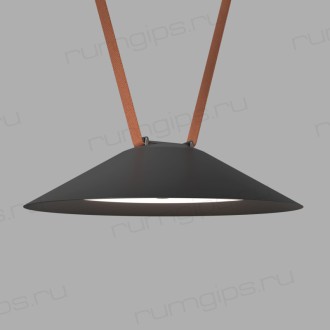 DK5664-BK Cветильник для трека-ремня Belty Smart, серия Flow, со светодиодом, D300*H71мм, 48V DC, 20W, RA90, 120°, 2700-6500K, IP20, черный, алюминий