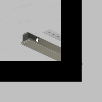 TR5722-DN Электрический коннектор прямой для трека SHINE BASE, 48V DC, IP20, темный никель, алюминий