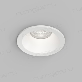 Встраиваемый влагозащищённый светильник COVE, IP44, до 15 Вт LED, GU10, алюминий, белый