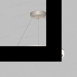 Подвесной светильник RING, ?600 мм, LED, 38Вт, 4000К, алюминий+акрил, сатин. никель
