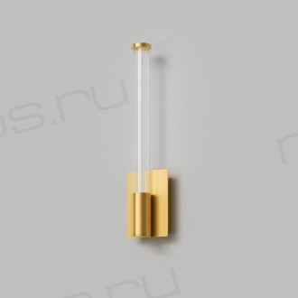 Светильник настенный AURA, 9 Вт, 3000К, 105?73x400 мм, алюминий+стекло, бронза