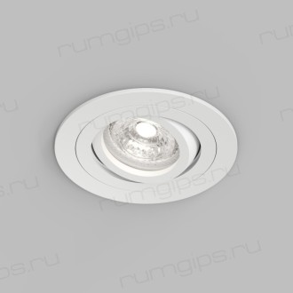 DK2110-WH Встраиваемый влагозащищённый светильник HYDRO, IP44, до 15 Вт LED, GU10, алюминий, белый