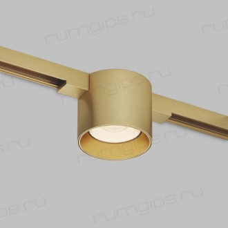 DK5943-SB Светильник трековый SHINE SPOT ZigBee, 48В, 8Вт, 2700-6000K, IP20, сатин. латунь, алюминий