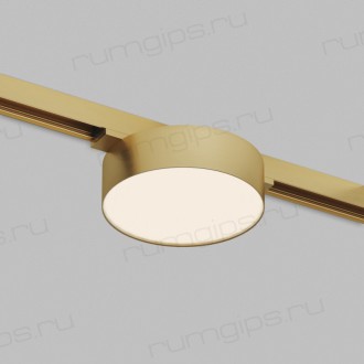 DK5962-SB Светильник трековый SHINE FLOW ZigBee, 48В, 8Вт, 2700-6000K, IP20, сатин. латунь, алюминий