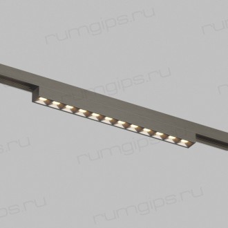 DK5971-DN Светильник трековый SHINE GRILL ZigBee, 48В, 10Вт, 2700-6000K, IP20, темный никель, алюминий