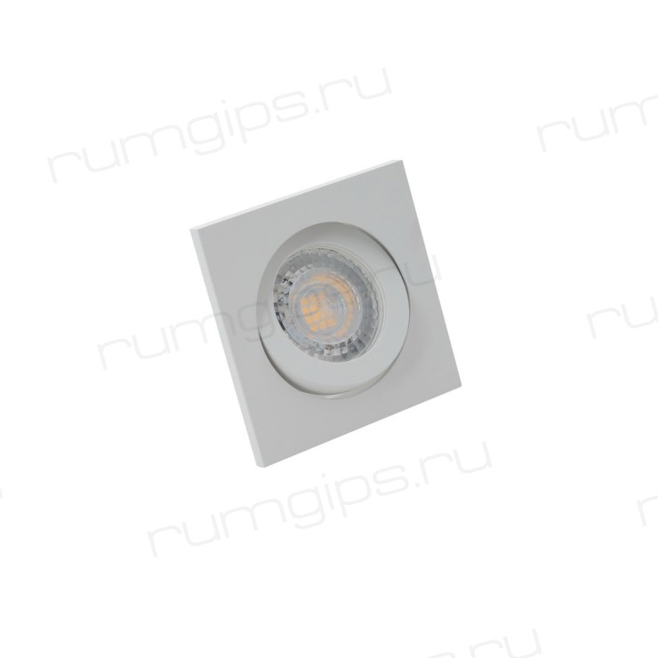 DK2016-WH Встраиваемый светильник, IP 20, 50 Вт, GU10, белый, алюминий