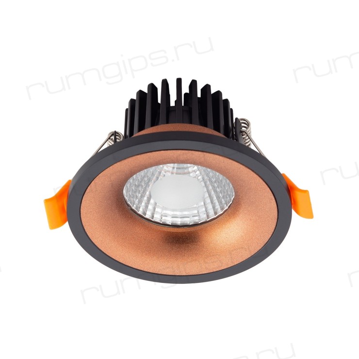 DK4002-CF Встраиваемый светильник, IP 20, 5 Вт, LED 3000, коричневый, алюминий