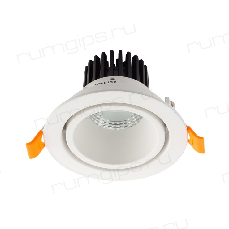 DK4000-WH Встраиваемый светильник, IP 20, 5 Вт, LED 3000, белый, алюминий