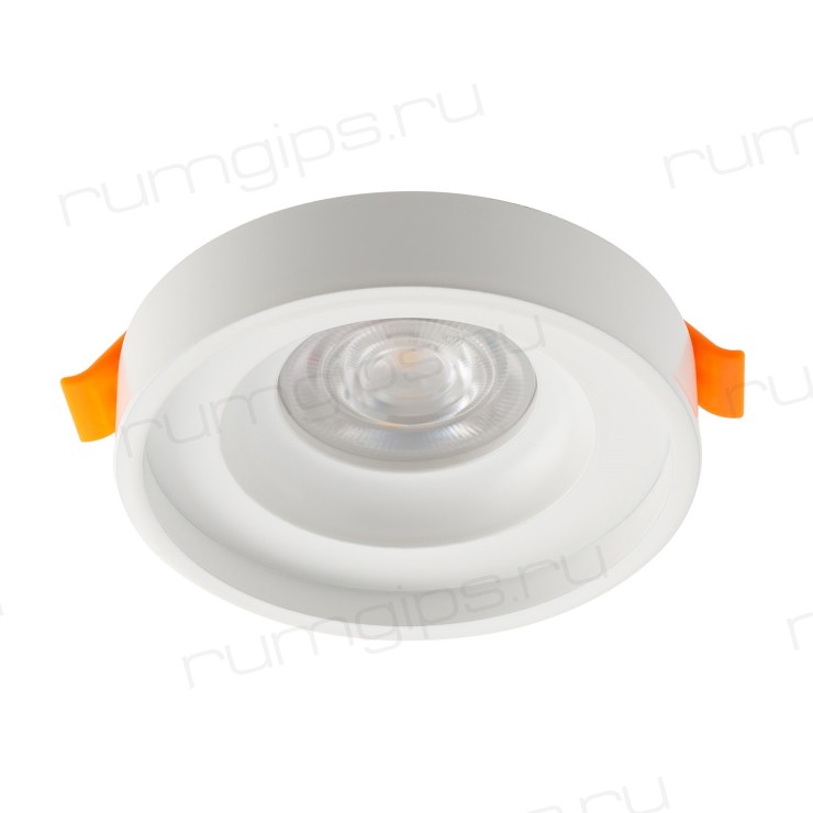 DK4005-WH Встраиваемый светильник, IP 20, 9 Вт, LED 3000, белый, алюминий