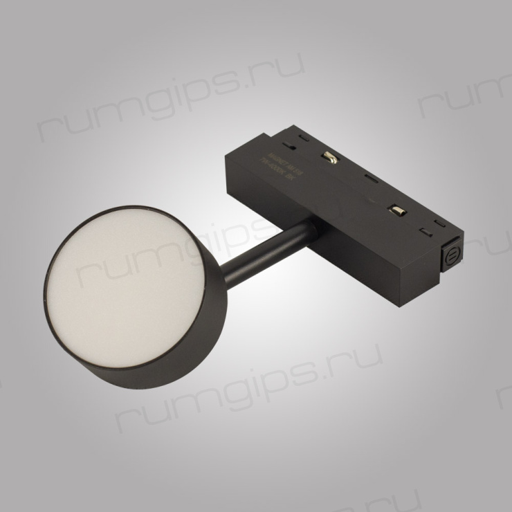 Магнитный трековый светильник OPAL, MAGNET AM518 7W 3000K BK