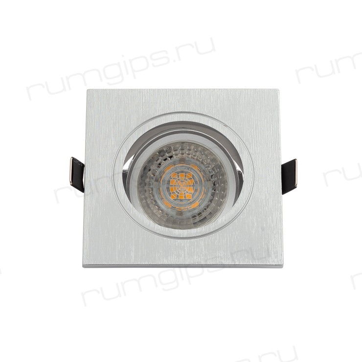DK3021-CM Встраиваемый светильник, IP 20, 10 Вт, GU5.3, LED, серый, пластик
