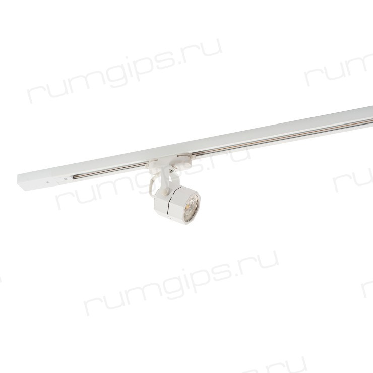 DK6004-WH Трековый светильник IP 20, 50 Вт, GU10, белый, алюминий