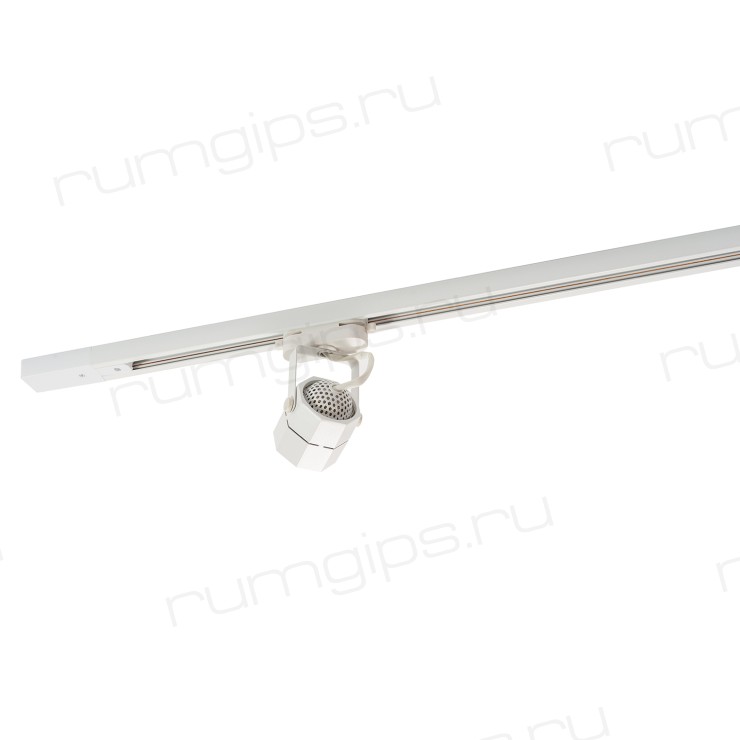 DK6004-WH Трековый светильник IP 20, 50 Вт, GU10, белый, алюминий