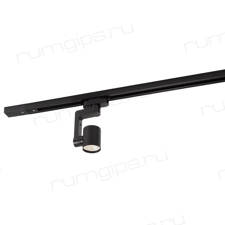 DK6006-BK Трековый светильник IP 20, 50 Вт, GU10, черный, алюминий