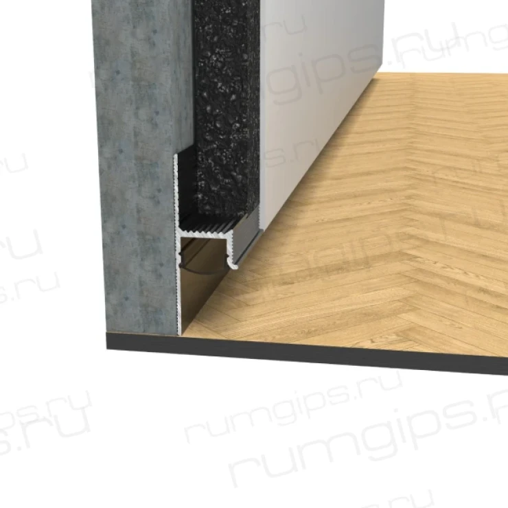 Теневой плинтус с подсветкой RUMGIPS-20L 