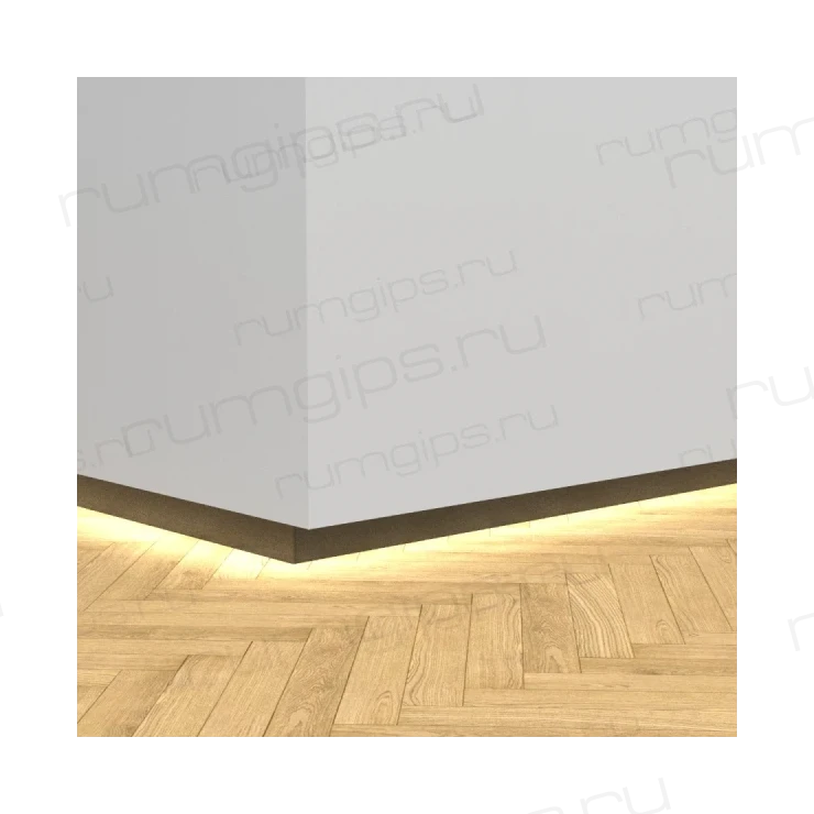 Теневой плинтус с подсветкой RUMGIPS-20L 