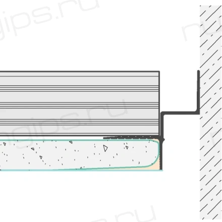 Профиль FLEXY GIPPS Euro 01/ Fly 01 (8900) черный