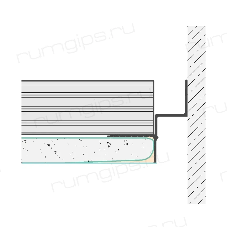 Профиль FLEXY GIPPS Euro 01/ Fly 01 (8900) черный