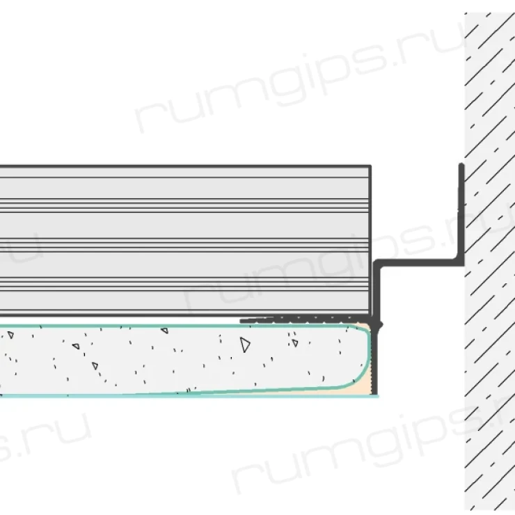 Профиль FLEXY GIPPS Euro 01/ Fly 01 (8900) черный