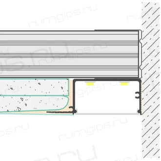 Профиль FLEXY GIPPS Kontur 01 (8607)