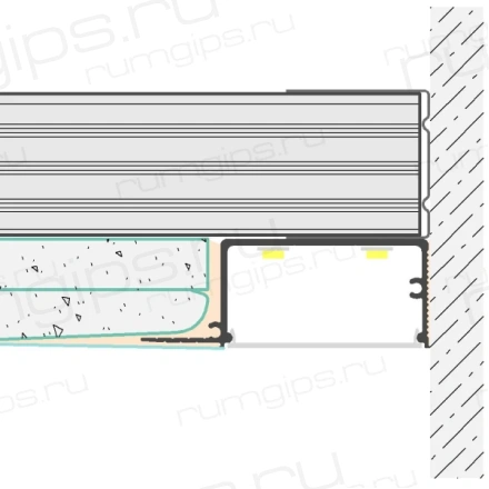 Профиль FLEXY GIPPS Kontur 01 (8607)