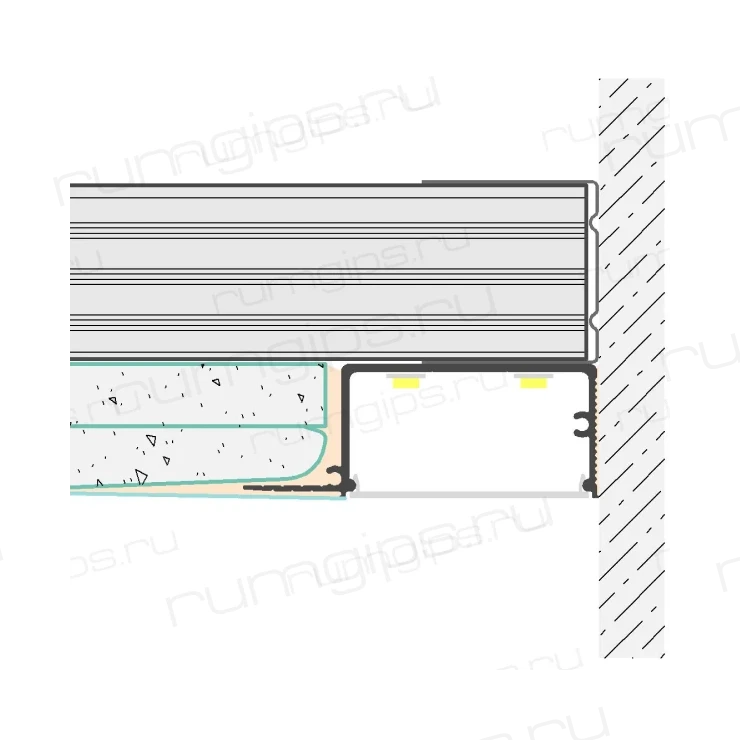 Профиль FLEXY GIPPS Kontur 01 (8607)