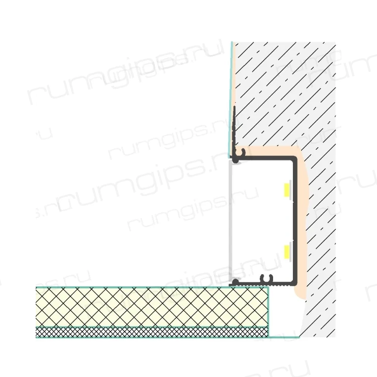 Профиль FLEXY GIPPS Kontur 01 (8607)