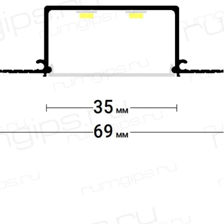 Профиль FLEXY GIPPS Line 35 (8605)