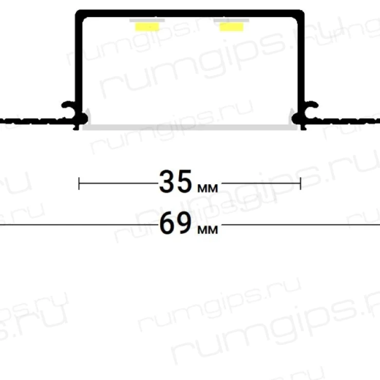 Профиль FLEXY GIPPS Line 35 (8605)