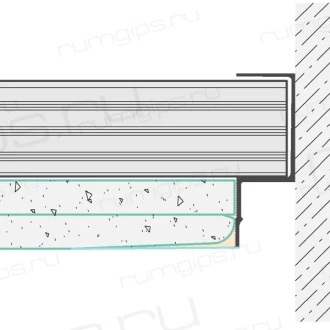 Профиль FLEXY GIPPS Euro 02/ Fly 02 (8710) черный
