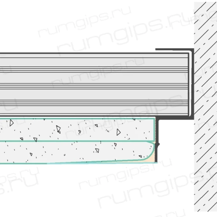 Профиль FLEXY GIPPS Euro 02/ Fly 02 (8710) черный