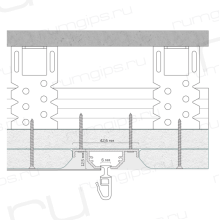 Скрытый карниз ОК40 (2м)