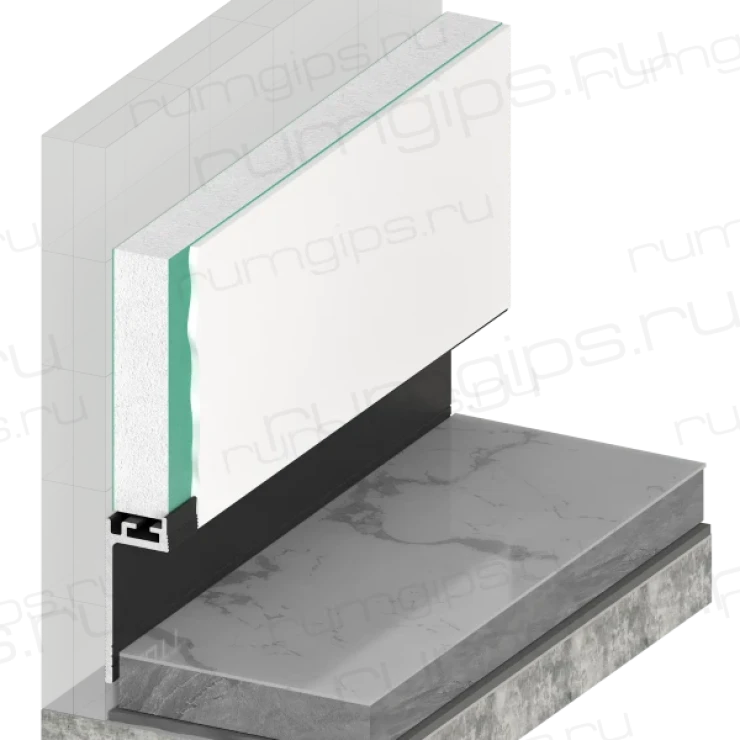 Теневой плинтус KRAAB GIPPS