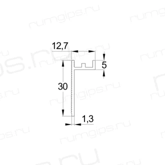 Теневой плинтус ПП30