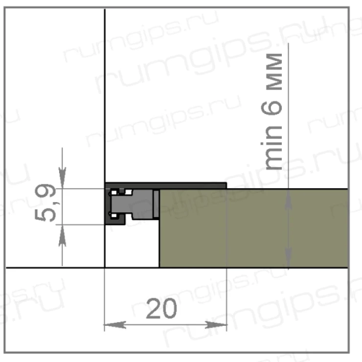 Микроплинтус RUM