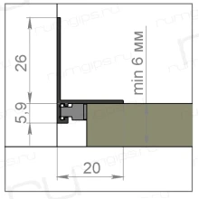 Микроплинтус RUMGIPS-L