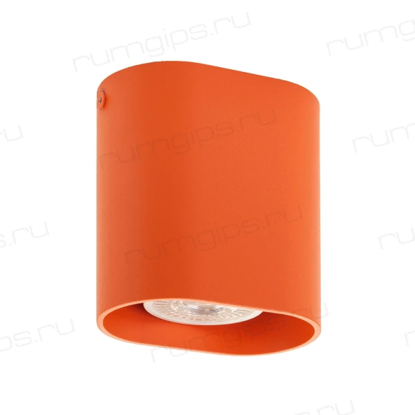 DK2005-OR Светильник накладной IP 20, 50 Вт, GU10, оранжевый, алюминий