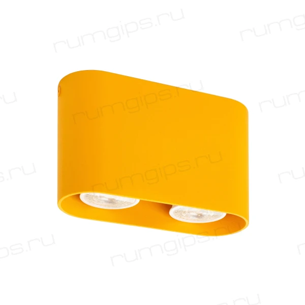 DK2006-YE Светильник накладной IP 20, 50 Вт, GU10, желтый, алюминий