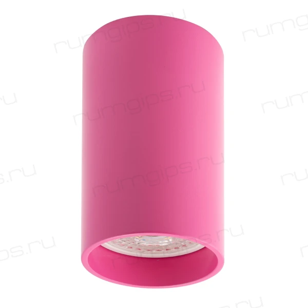 DK2008-RO Светильник накладной IP 20, 50 Вт, GU10, розовый, алюминий
