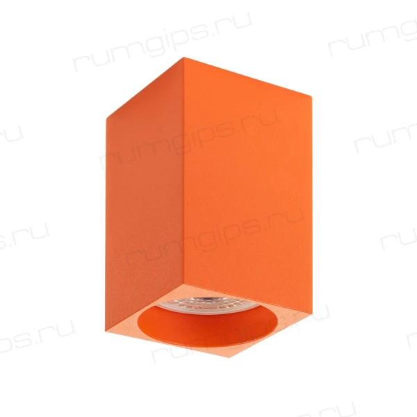 DK2009-OR Светильник накладной IP 20, 50 Вт, GU10, оранжевый, алюминий